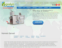 Tablet Screenshot of goslyn.ca